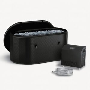 Contrast Set: Premium Cold Plunge + 1-Person Infrared Sauna